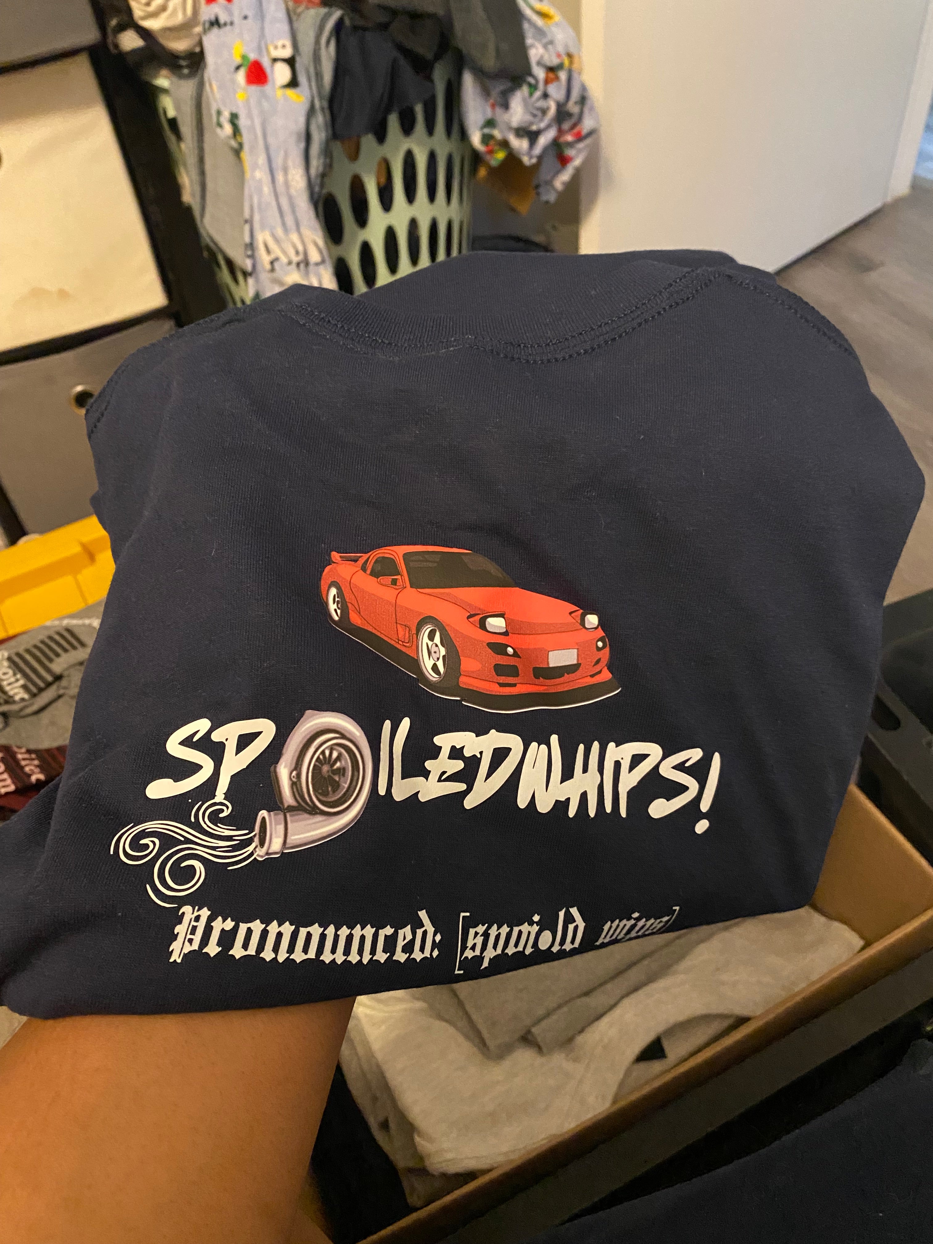 SPOILEDWHIPS X Texas JDM Engines Collaboration RX7 Shirt