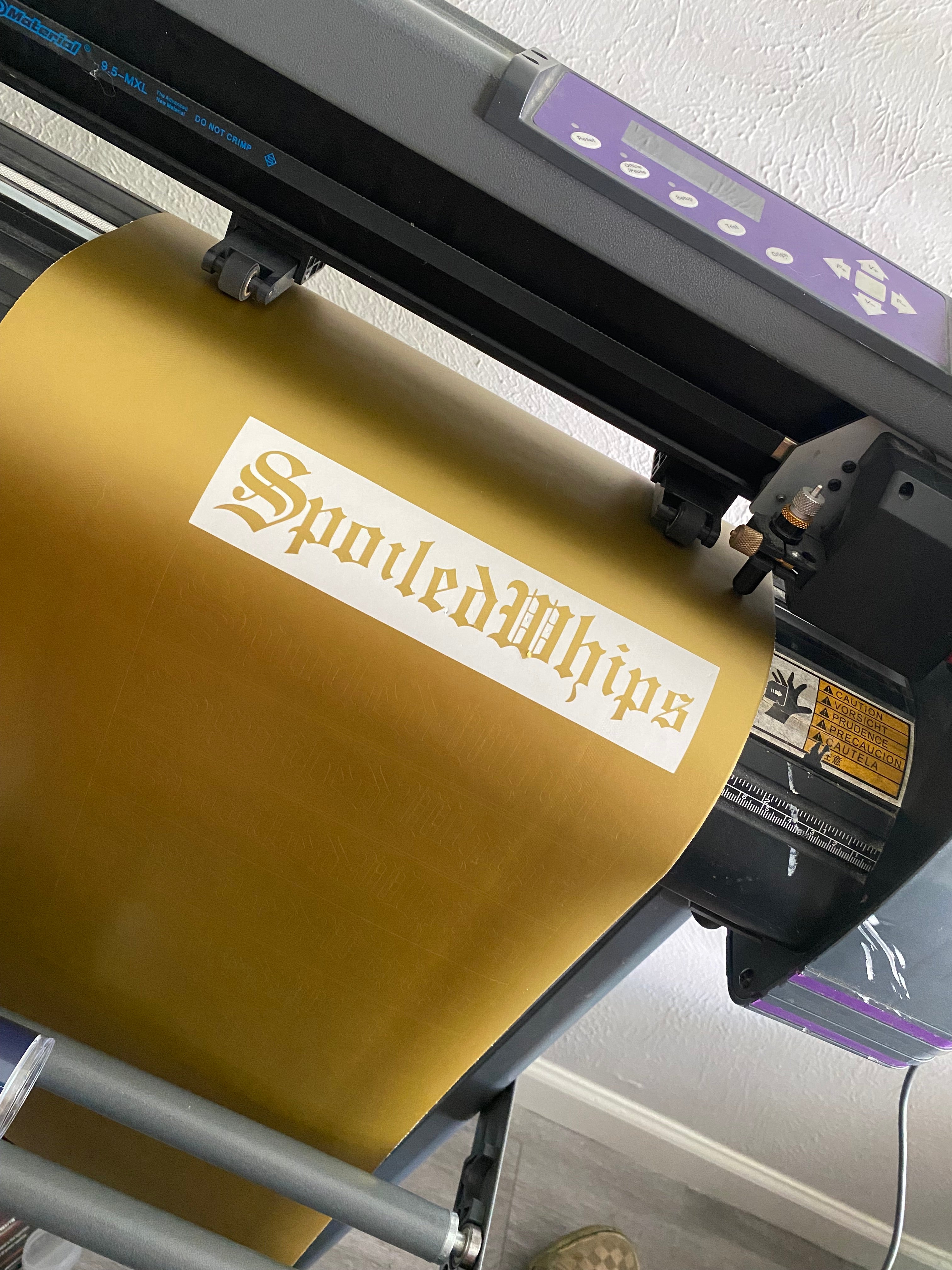 Old English SW Sticker (Gold)